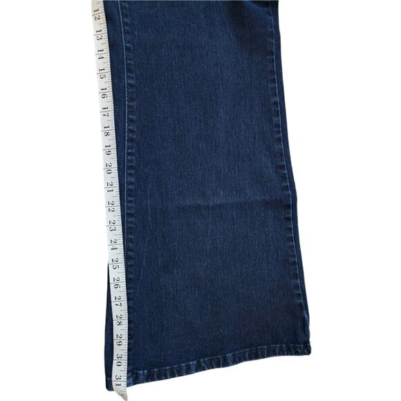 Lane Bryant Dark Wash Embellished Pockets Bootcut Flare Jeans Plus‎ Size 22 - Picture 4 of 11